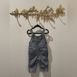 Old Navy Striped Overalls for Kids (Size 12-18 M) EUC